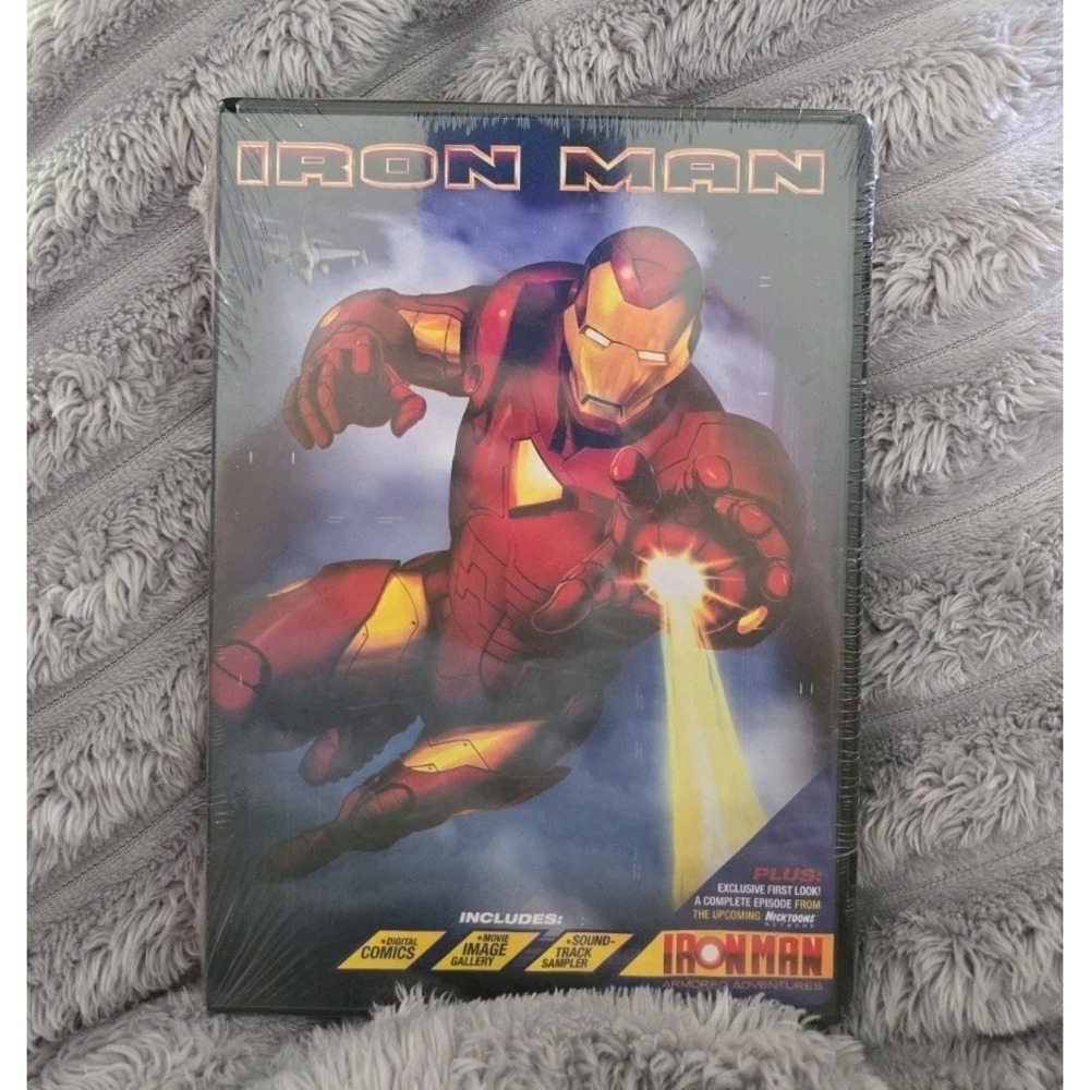 Iron Man Armored Adventures DVD Promo‎ Nicktoons Marvel Animated Series Sealed